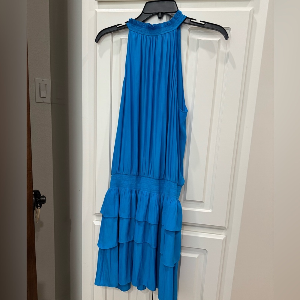 Ramy Brook Dress Sz Medium brighter turquoise than picture depicts.  Perfect